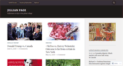 Desktop Screenshot of jillianpage.com